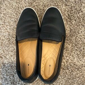 Birdie Black loafers-genuine leather!